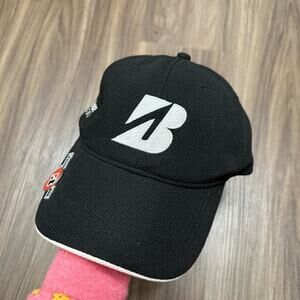Bridgestone Golf Fitted hat cap black one size